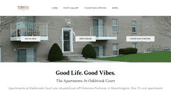 Desktop Screenshot of oakbrookcourtapartments.com